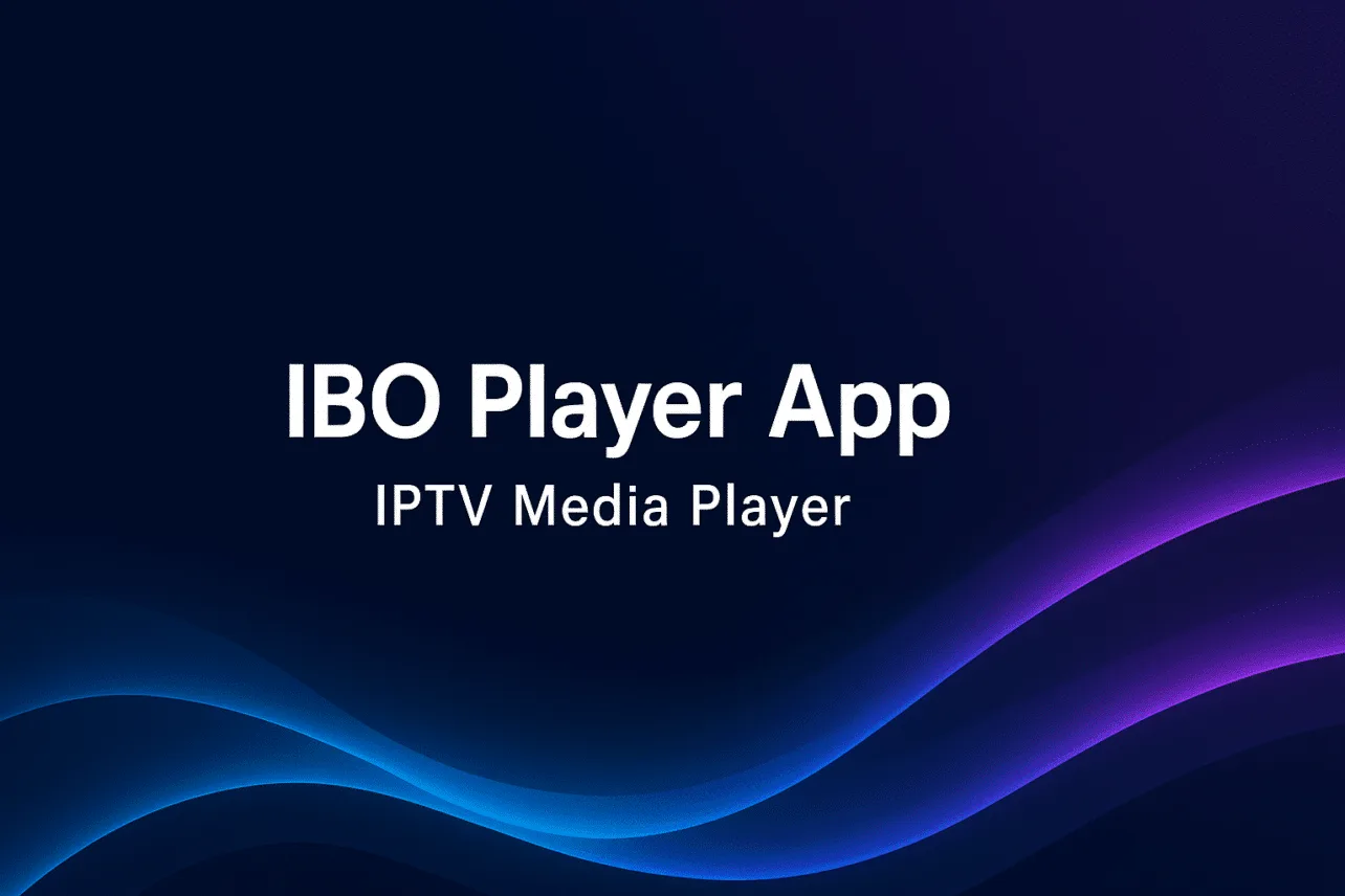 IBO Player IPTV application banner