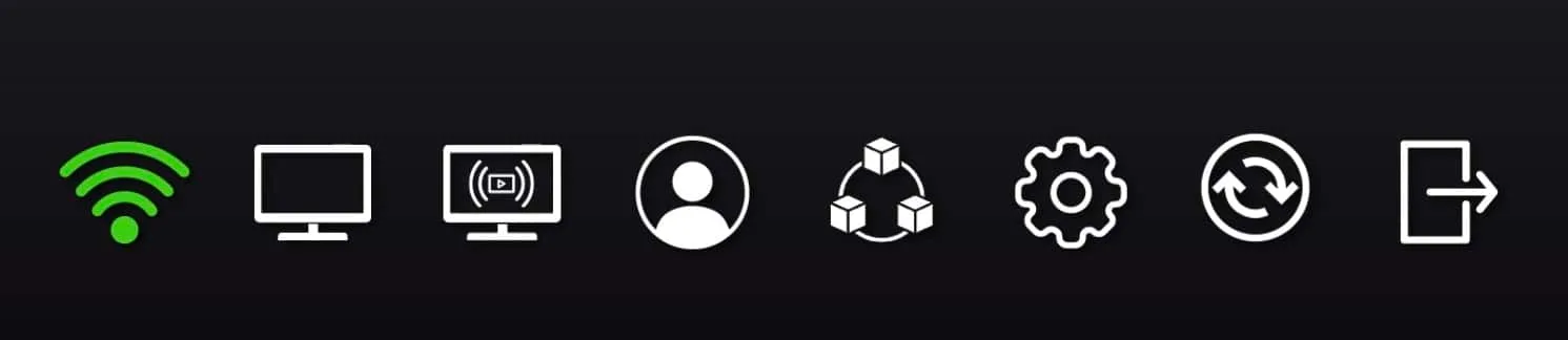 IBO Player dashboard interface showing channel categories